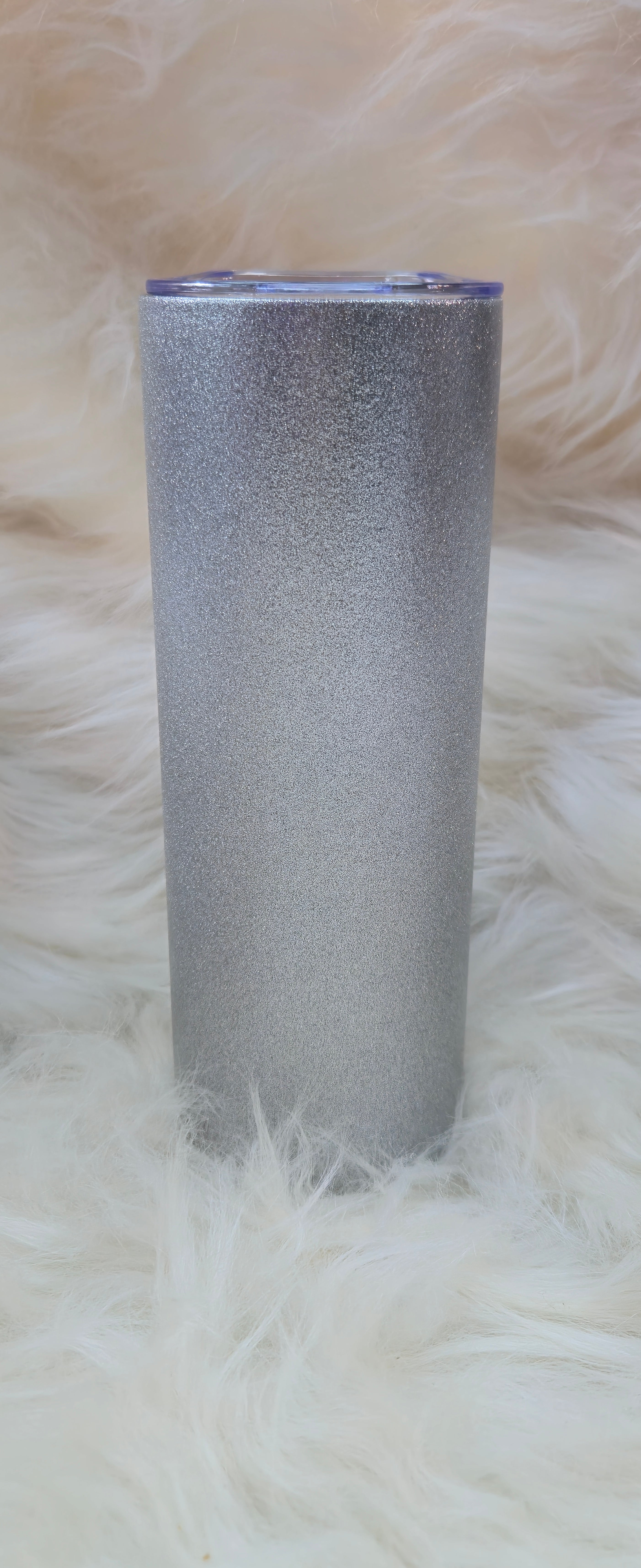 Sublimation Silver Glitter 20oz Tumbler