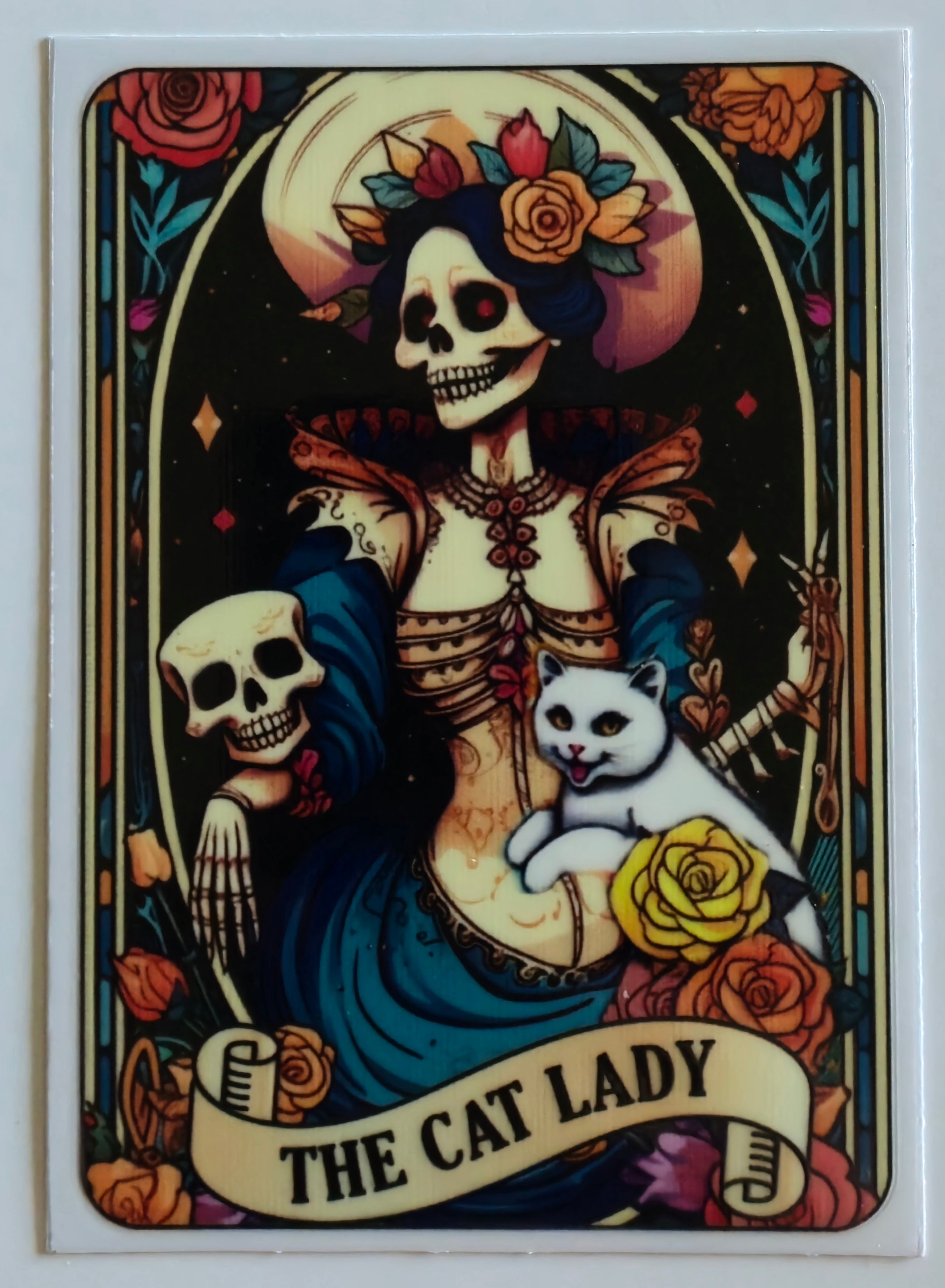 (110) The cat lady (Cat&Skull)