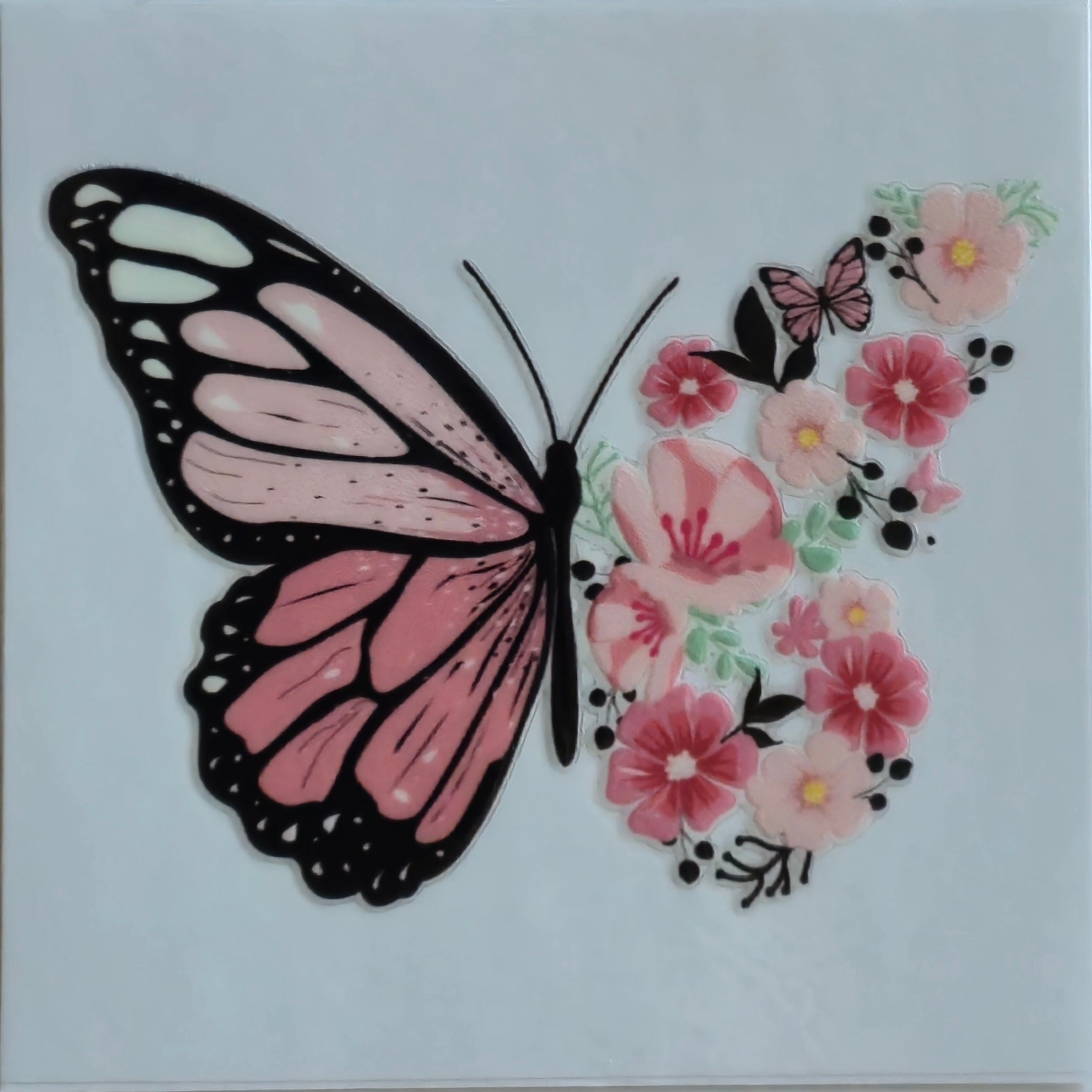 (342) Pink Butterfly