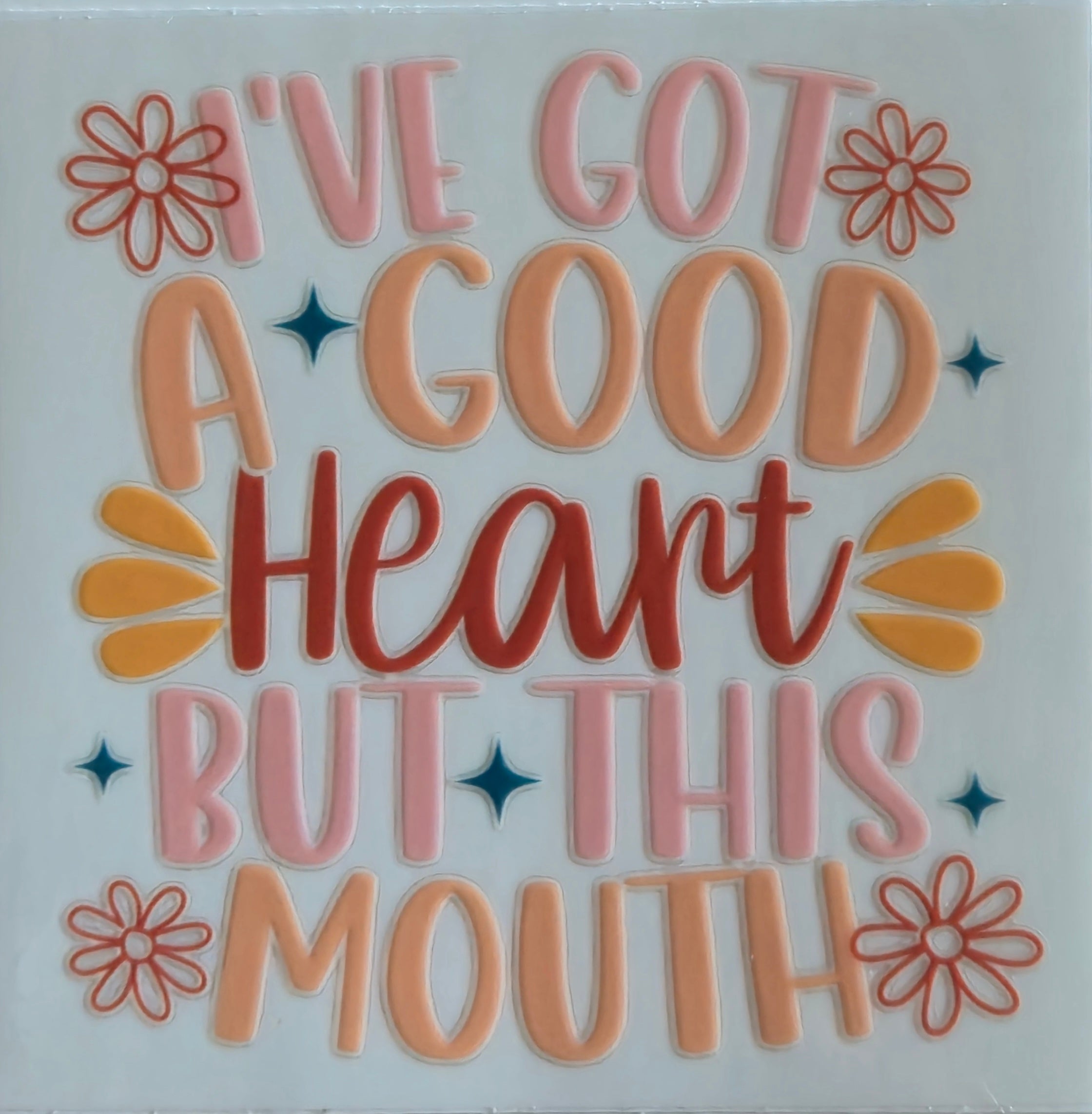 (407) I've got a good heart but this mouth