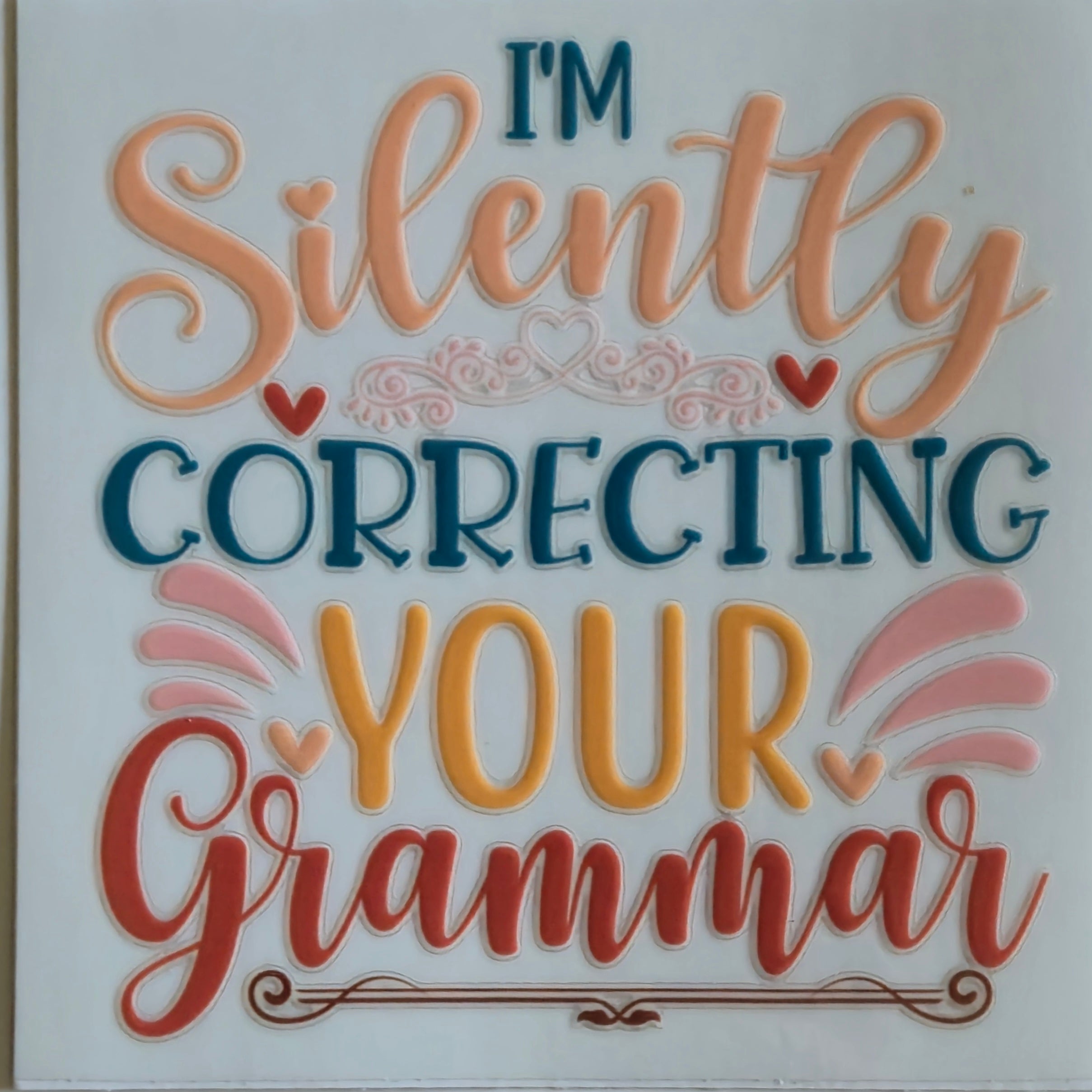 (408) Im silently correcting your grammar