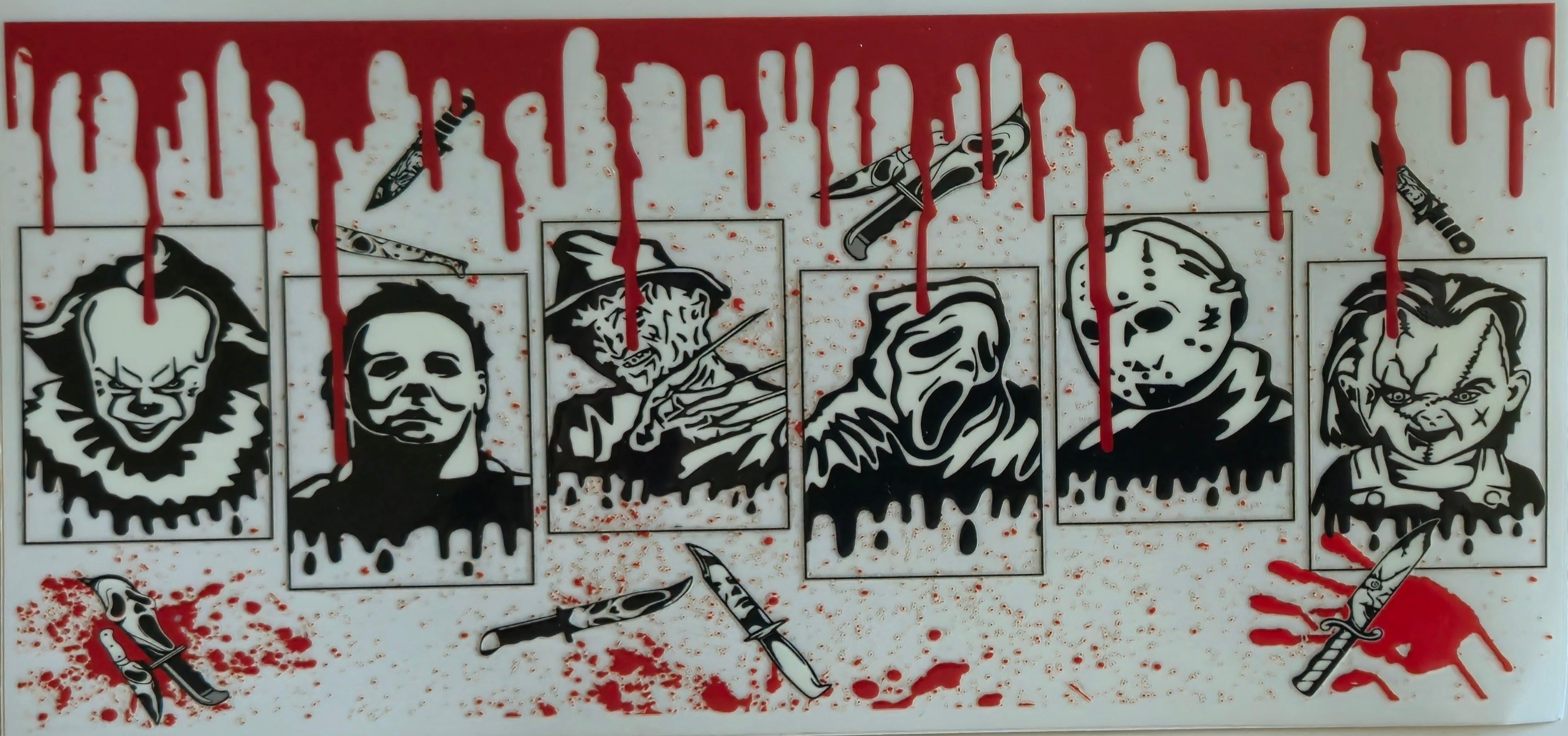 (539) Horror Blood & six faces