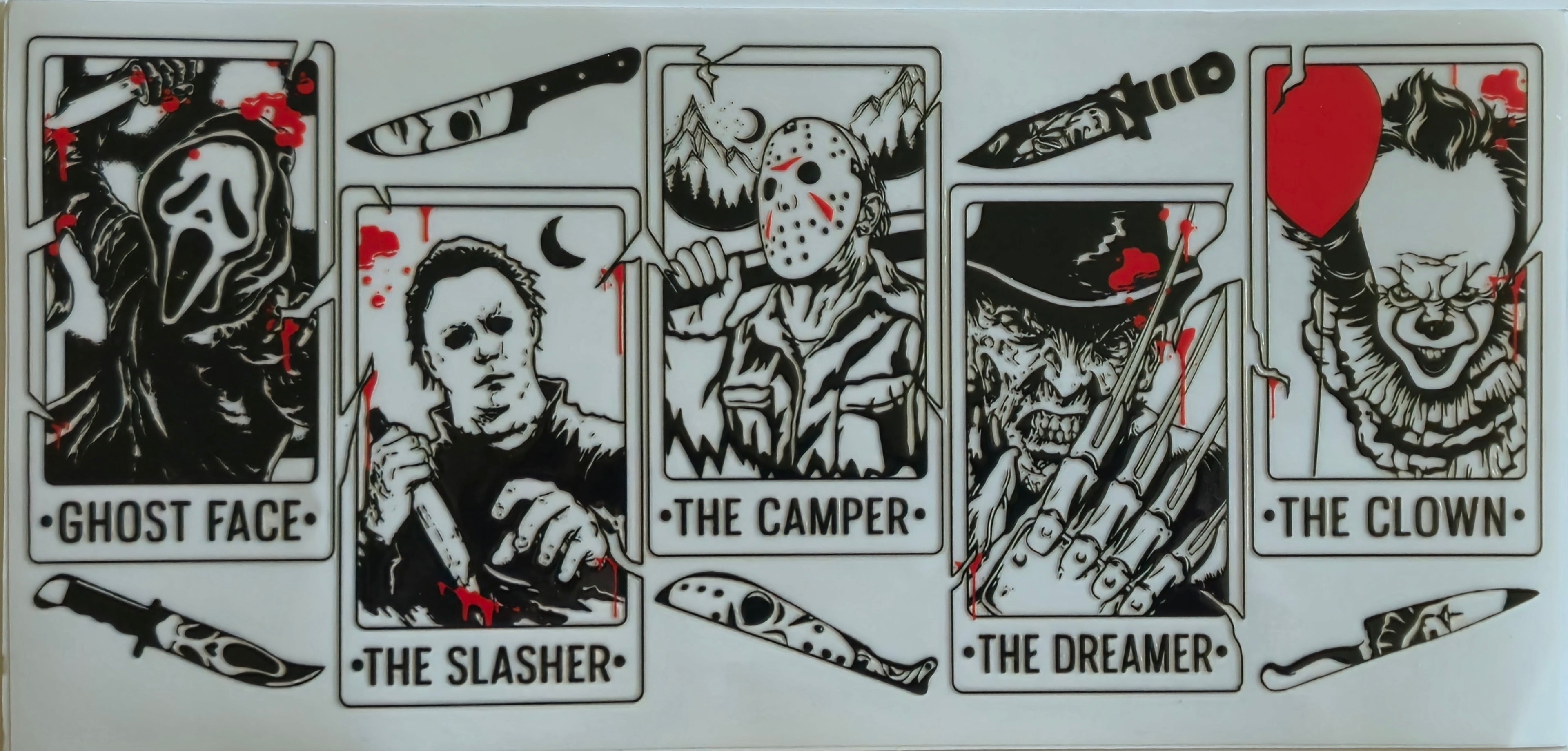 (538) Horror tarot style
