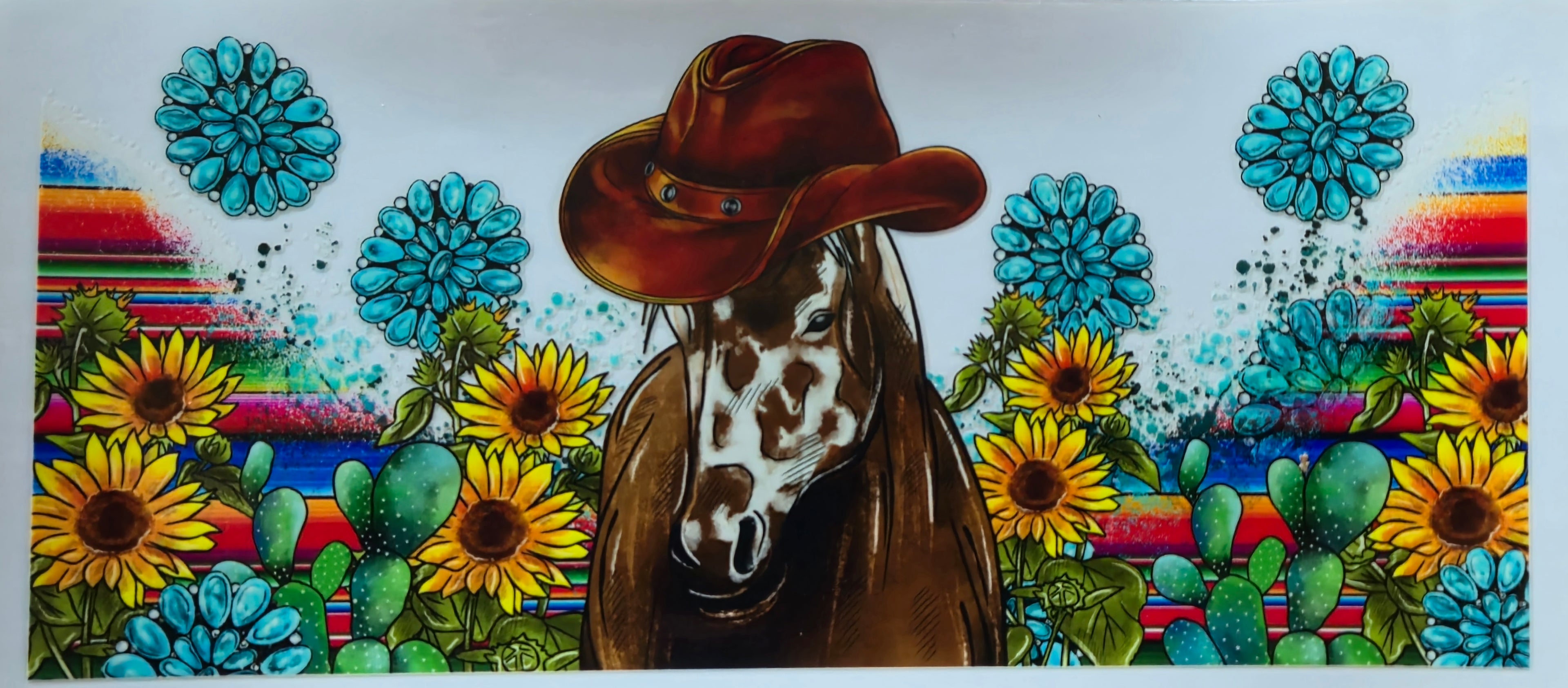 (622) Horse in hat