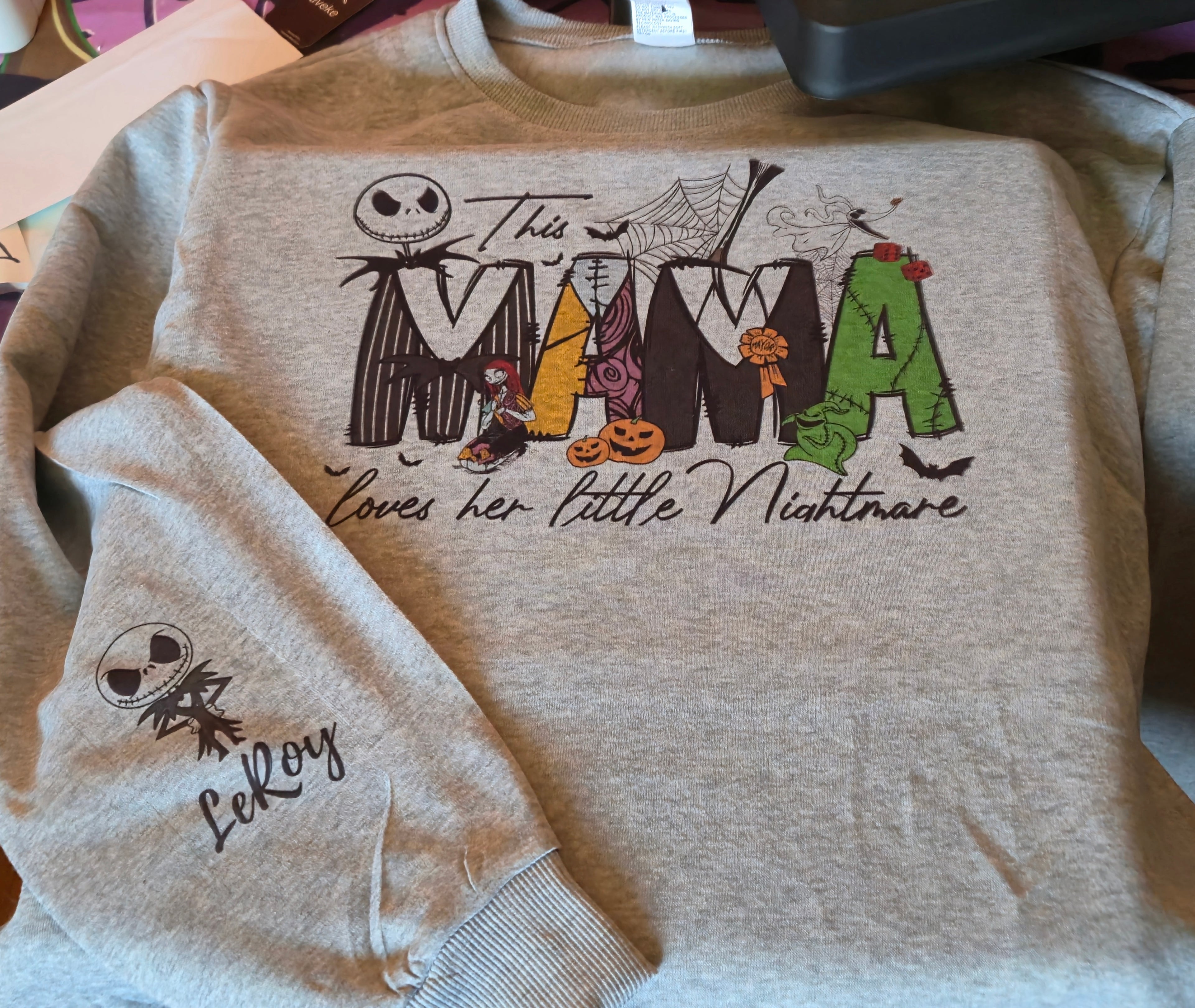 This mama loves her little nightmares/nightmare with character and name