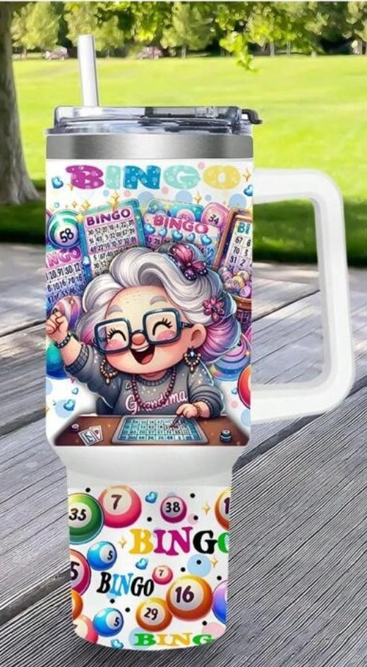 40oz tumbler wrap (BINGO)