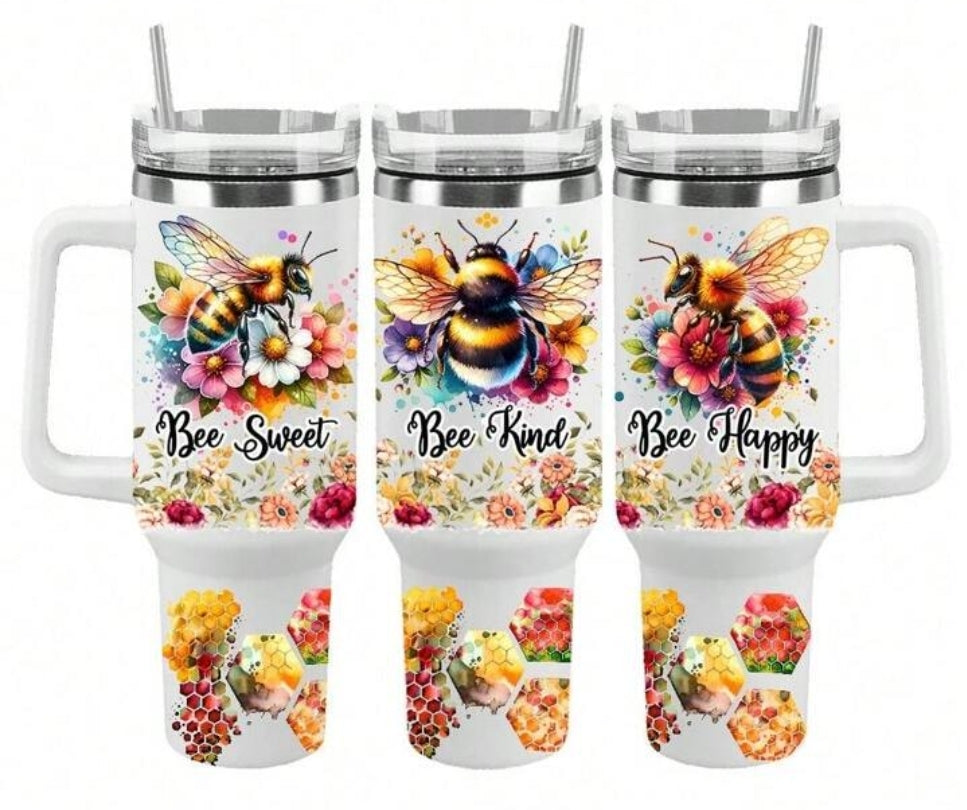 40oz tumbler wrap (be kind)
