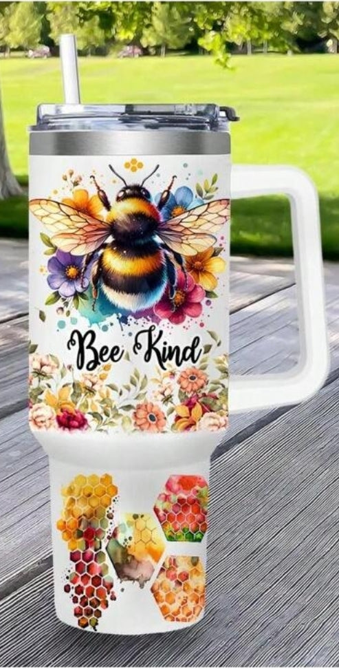 40oz tumbler wrap (be kind)