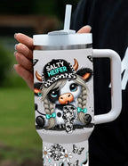 40oz Stainless Steel Wraps (Salty heifer)
