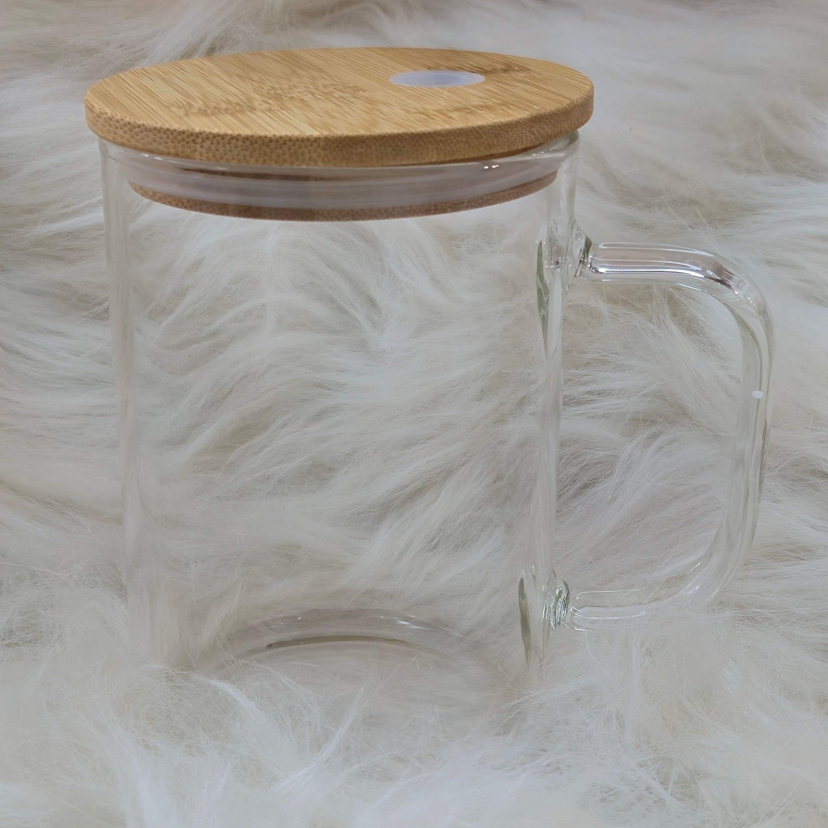 12oz Clear glass mugs